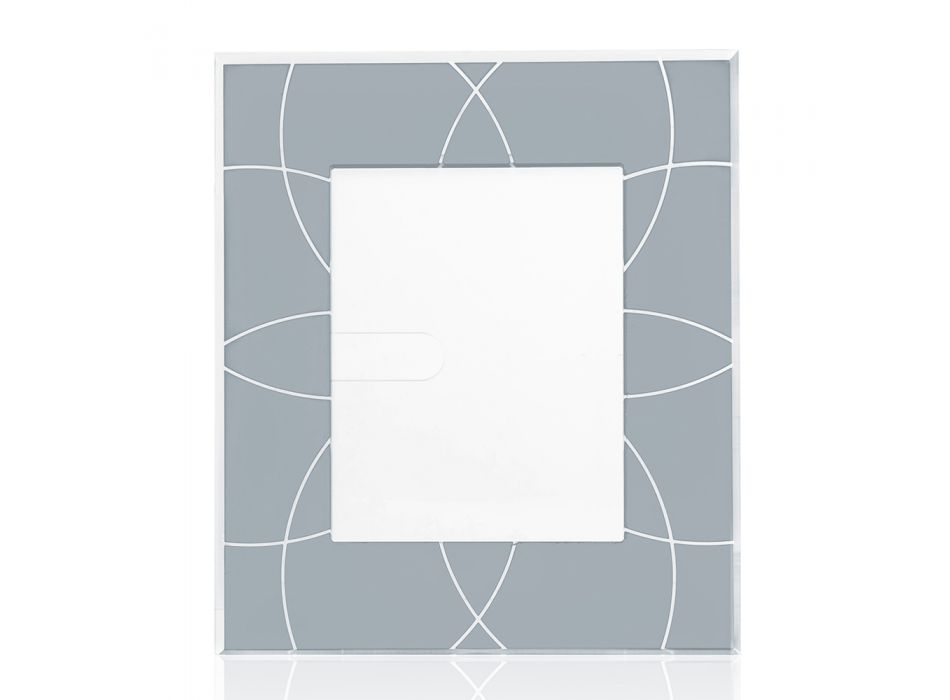 Fotolijst 13x18 cm Gekleurd Plexiglas Versierd Recyclebaar - Kang Viadurini