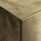 Dressoir met 3 deuren en 3 interne planken, gemaakt van hout en MDF - Pesci Viadurini