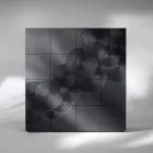 Modern design 8-deurs dressoir Ardesia, wit, zwart of goud Viadurini