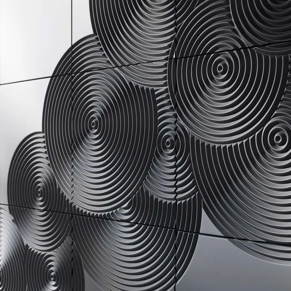 Modern design 8-deurs dressoir Ardesia, wit, zwart of goud Viadurini