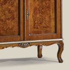 Klassiek dressoir 2 deuren en 2 laden in hout Made in Italy - Cheverny Viadurini