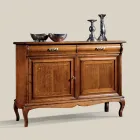 Klassiek woonkamer dressoir in walnoothout Made in Italy - Helisa Viadurini