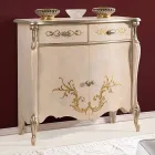 Klassieke woonkamer houten dressoir met inlegwerk Made in Italy - Ottaviano Viadurini