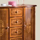 Luxe Klassiek Dressoir voor Woonkamer in Made in Italy Hout - Katerine Viadurini