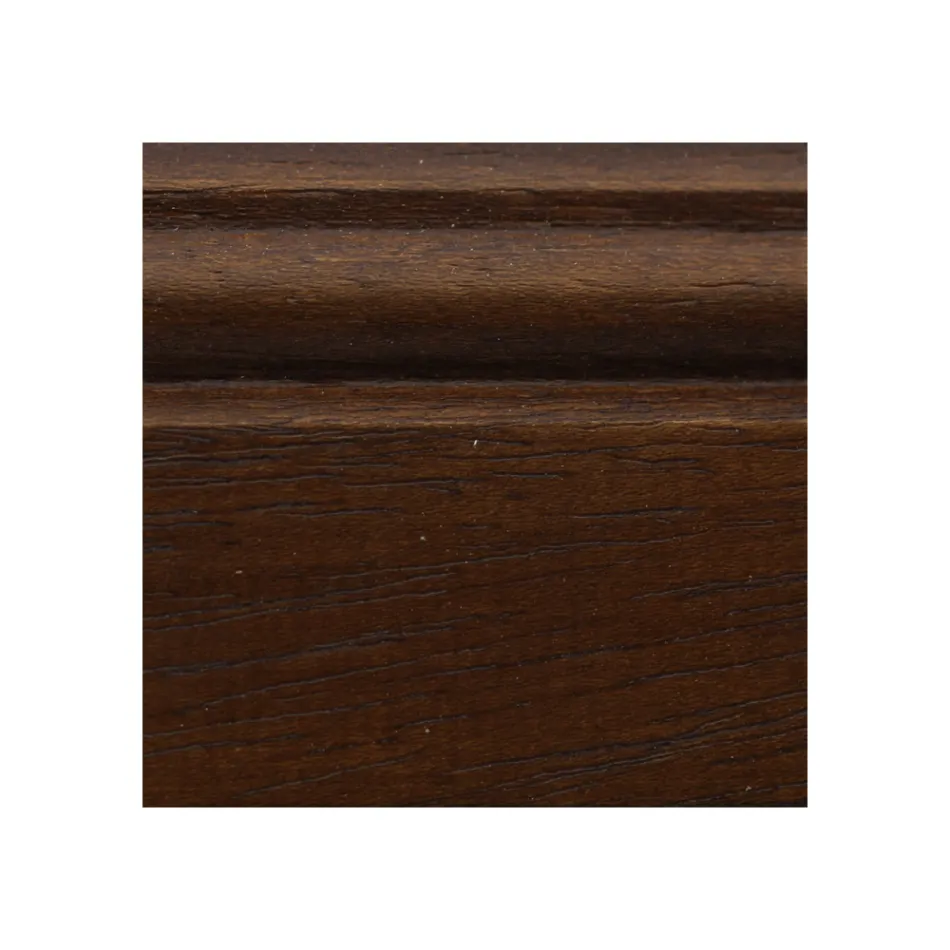 Klassiek dressoir in Tanganyikahout met 6 laden en 2 deuren Made in Italy - Bragi Viadurini