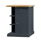 Dressoir met 1 deur, 1 lade en 3 open vakken Made in Italy - Hoder Viadurini