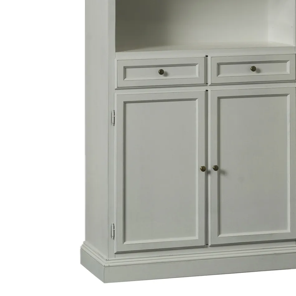 Dressoir met 2 deuren, 2 laden en 2 open planken Made in Italy - Camene Viadurini