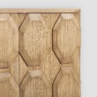 Dressoir met 4 openslaande deuren in hout en metalen onderstel - Lavinia Viadurini