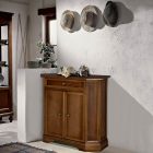 Dressoir met lade, 2 deuren en interne plank Made in Italy - Semia Viadurini