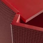 Dressoir voor de woonkamer met 2 deuren in diamantafwerking, gemaakt in Italië - Sagittario Viadurini