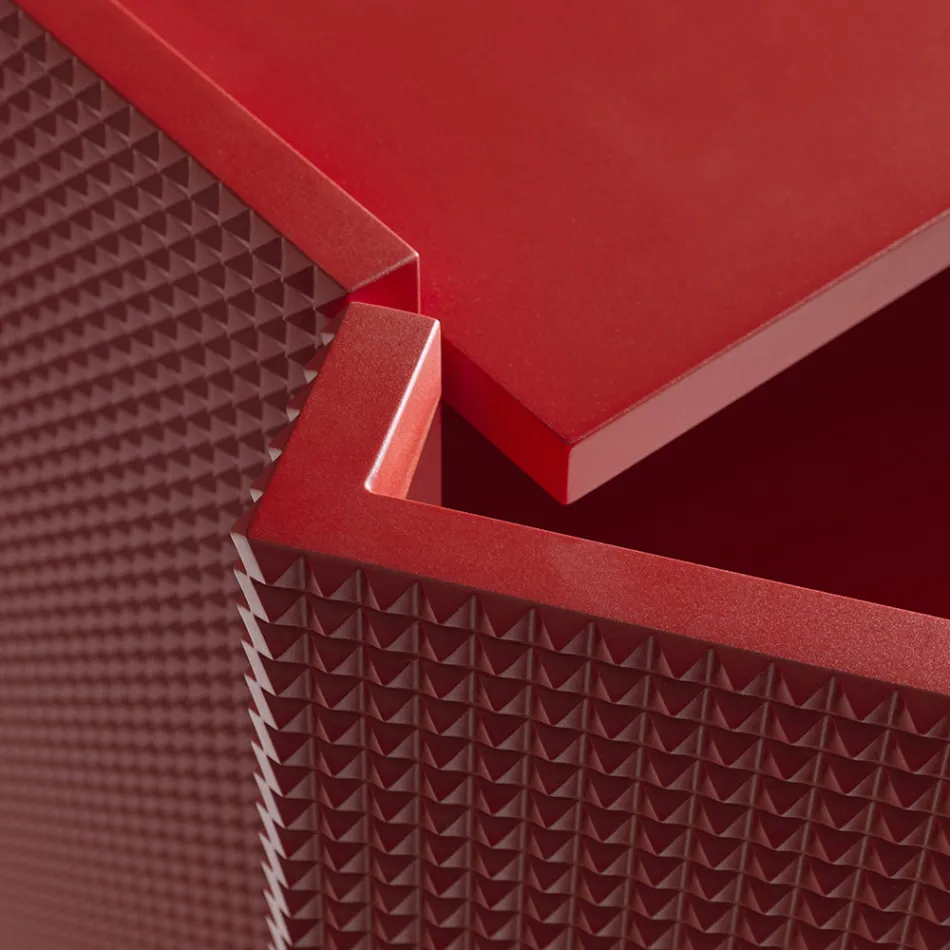 Dressoir voor de woonkamer met 2 deuren in diamantafwerking, gemaakt in Italië - Sagittario Viadurini