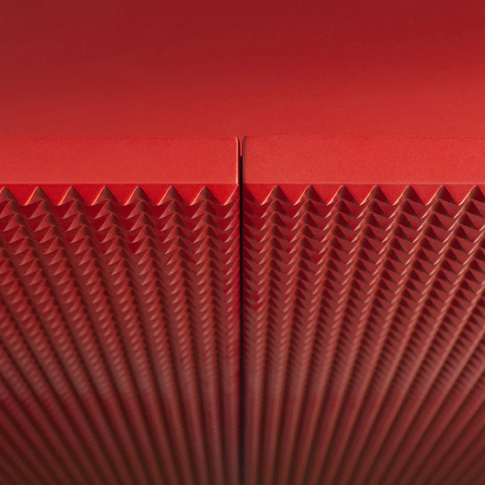 Dressoir voor de woonkamer met 2 deuren in diamantafwerking, gemaakt in Italië - Sagittario Viadurini