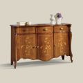 Woonkamer dressoir in walnoot of wit hout Made in Italy - Ottaviano