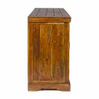 Klassiek design dressoir in massief acaciahout rustieke afwerking - Malaya Viadurini