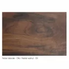 Geloof modern design in massief hout, L192 x D 50 cm, Teresa Viadurini