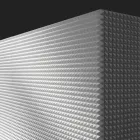 ontwerp dressoir met 2 deuren wit, zwart of goud patroon Flora Viadurini