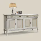 Luxe houten dressoir met deuren en laden Made in Italy - Cheverny Viadurini