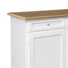 Houten dressoir met 2 laden en 2 deuren Made in Italy - Uller Viadurini