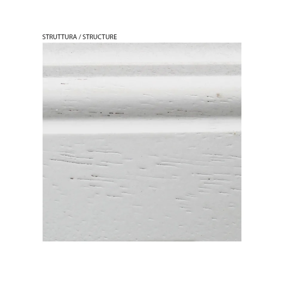 Houten dressoir met 2 laden en 2 deuren Made in Italy - Uller Viadurini