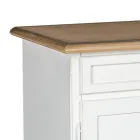 Houten dressoir met 3 laden en 3 deuren Made in Italy - Uller Viadurini