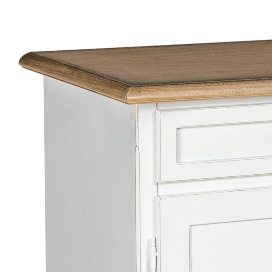 Houten dressoir met 3 laden en 3 deuren Made in Italy - Uller Viadurini