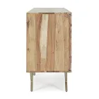 Dressoir in acaciahout met 2 deuren en 3 laden Design Homemotion - Carla Viadurini