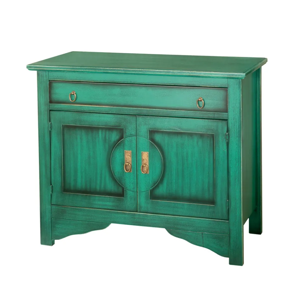 Houten dressoir met verschillende afwerkingen Made in Italy - Ashvin Viadurini