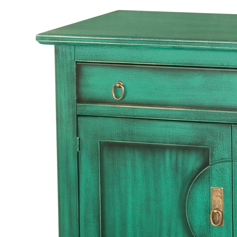 Houten dressoir met verschillende afwerkingen Made in Italy - Ashvin Viadurini