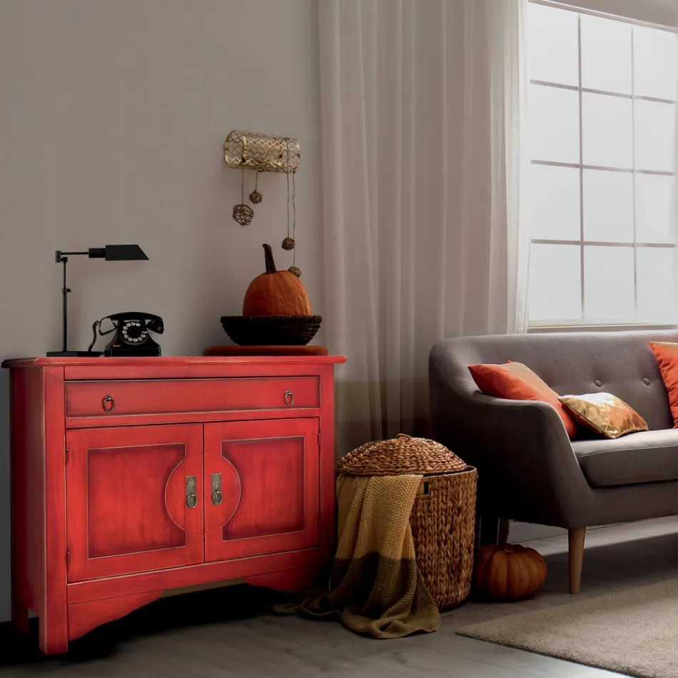 Houten dressoir met verschillende afwerkingen Made in Italy - Ashvin Viadurini