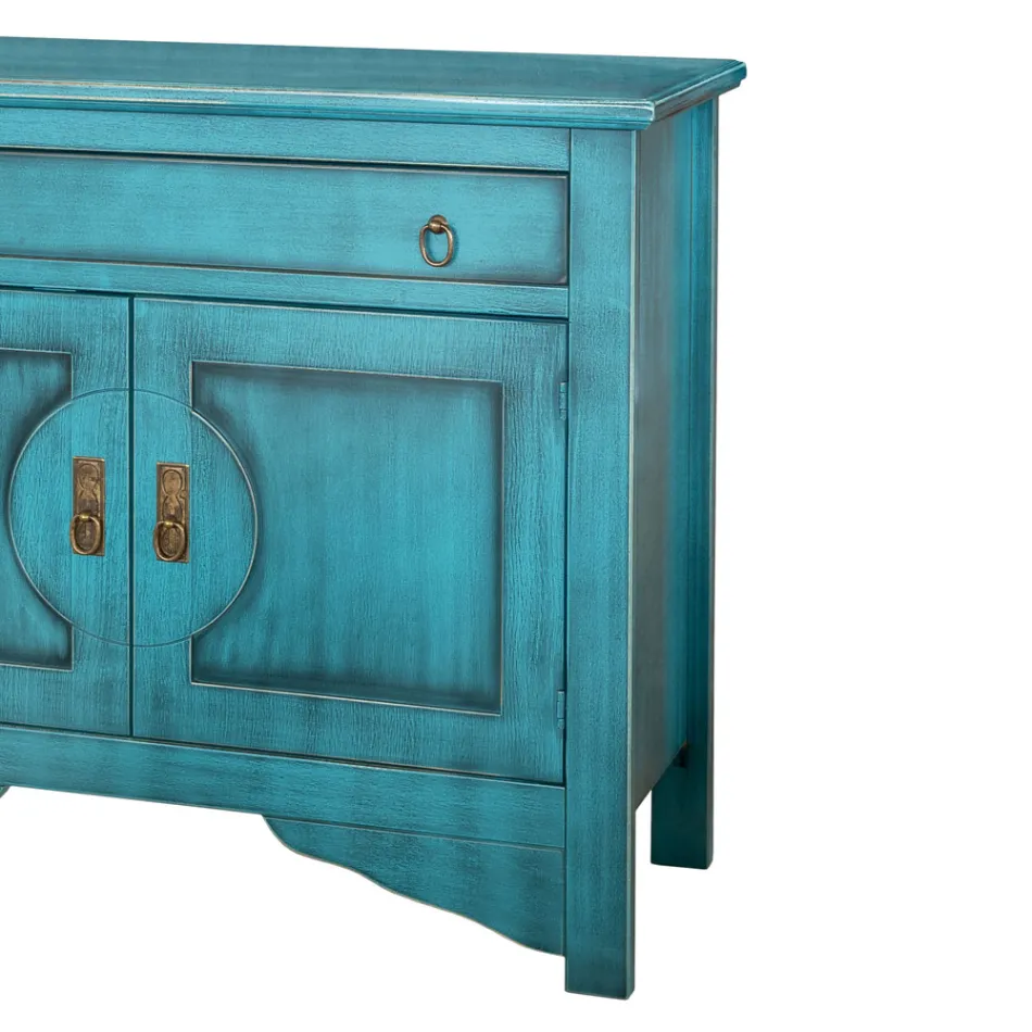 Houten dressoir met verschillende afwerkingen Made in Italy - Ashvin Viadurini