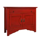 Houten dressoir met verschillende afwerkingen Made in Italy - Ashvin Viadurini