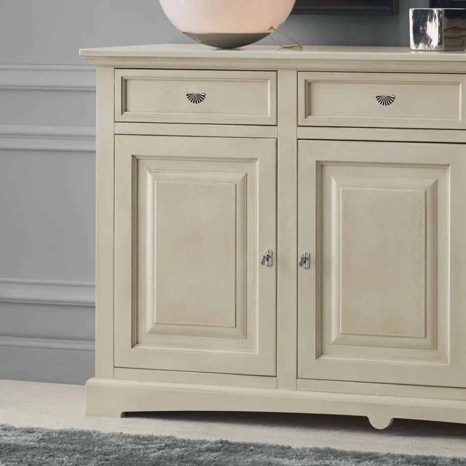 Houten dressoir met verschillende afwerkingen Made in Italy - Magni Viadurini