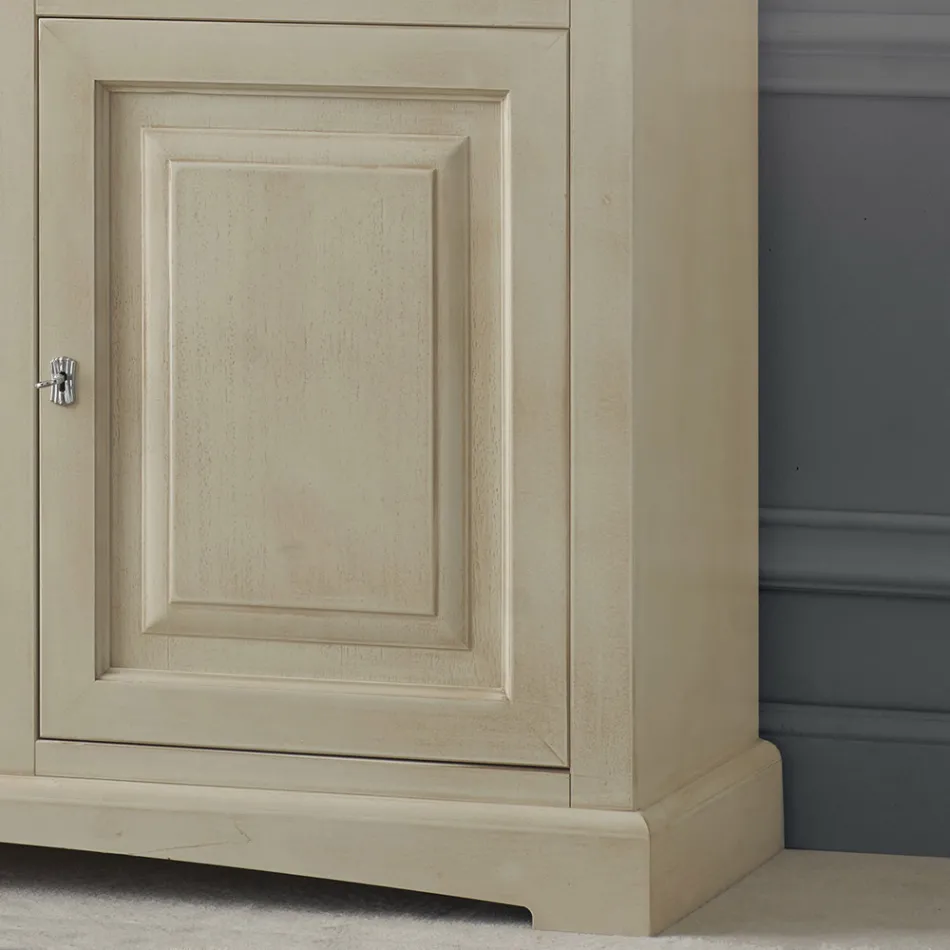 Houten dressoir met verschillende afwerkingen Made in Italy - Magni Viadurini