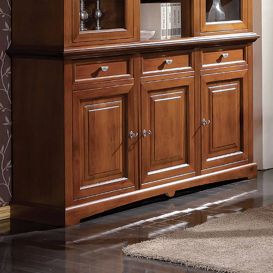 Houten dressoir met verschillende afwerkingen Made in Italy - Magni Viadurini