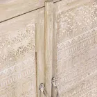 Dressoir van mangohout met met de hand ingelegde decoraties - Zotto Viadurini