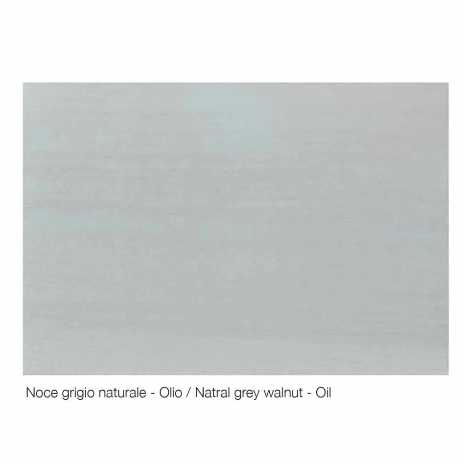 Hedendaagse buffet met 3 deuren walnoten natuur, L 215 x B 50 cm, Flora Viadurini