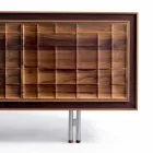 Modern design Kast met 3 deuren in massief hout Anna Viadurini