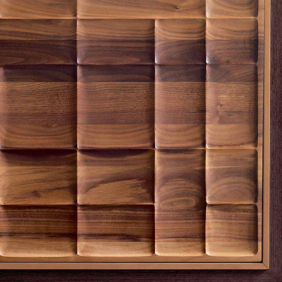 Modern design Kast met 3 deuren in massief hout Anna Viadurini