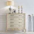 Klassiek woonkamer dressoir wit hout of walnoot Made in Italy - Chantilly