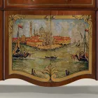 Luxe woonkamer dressoir in klassiek hout gemaakt in Italië - Caligola Viadurini