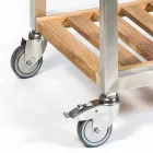 Buitenkeuken in staal en hout met Teppanyaki - Buoncalliope Viadurini