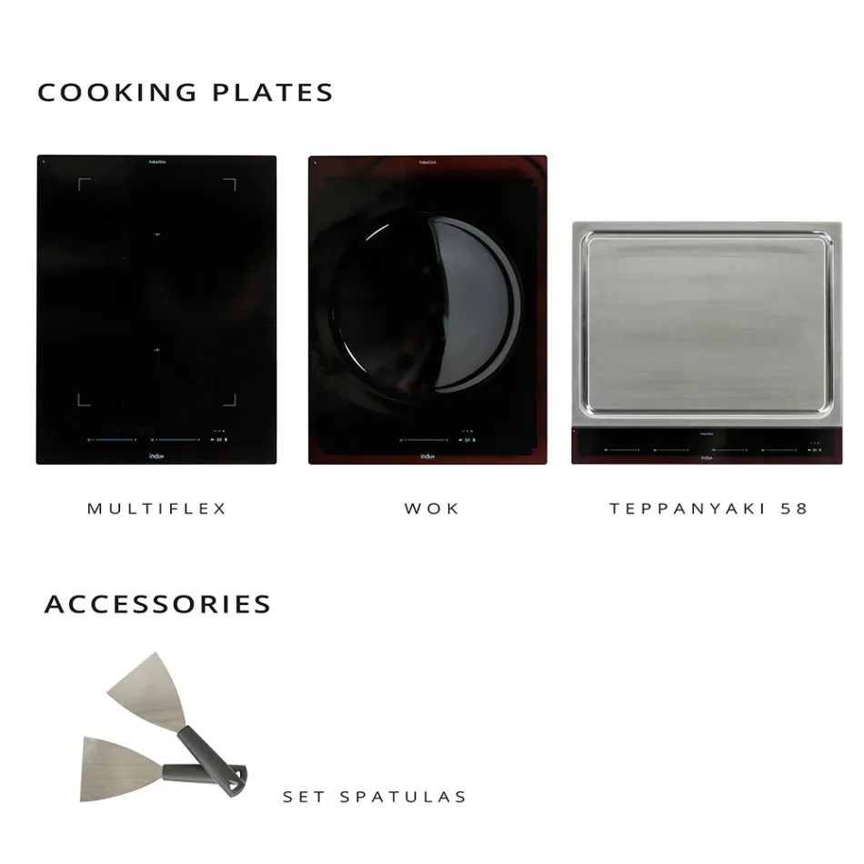 Buitenkeuken 140x65x93 cm gemaakt van massief teakhout en aluminium - Convivial Viadurini