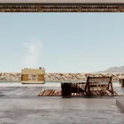 Buitenkeuken 141x70x93 cm gemaakt van massief teakhout en aluminium - Stilosa Viadurini