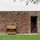 Buitenkeuken 96x70x93 cm gemaakt van massief teakhout en aluminium - Verfijnd Viadurini