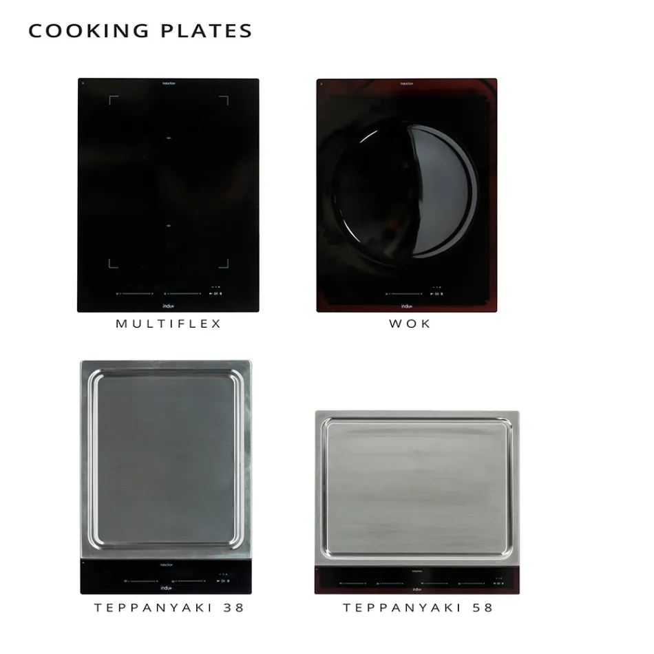 Buitenkeuken 96x70x93 cm gemaakt van massief teakhout en aluminium - Verfijnd Viadurini