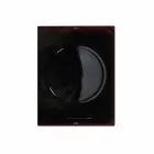 Moderne buiten tuin keuken op hout en stalen wielen - Buoncalliope Viadurini