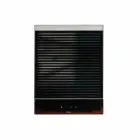 Moderne buiten tuin keuken op hout en stalen wielen - Buoncalliope Viadurini