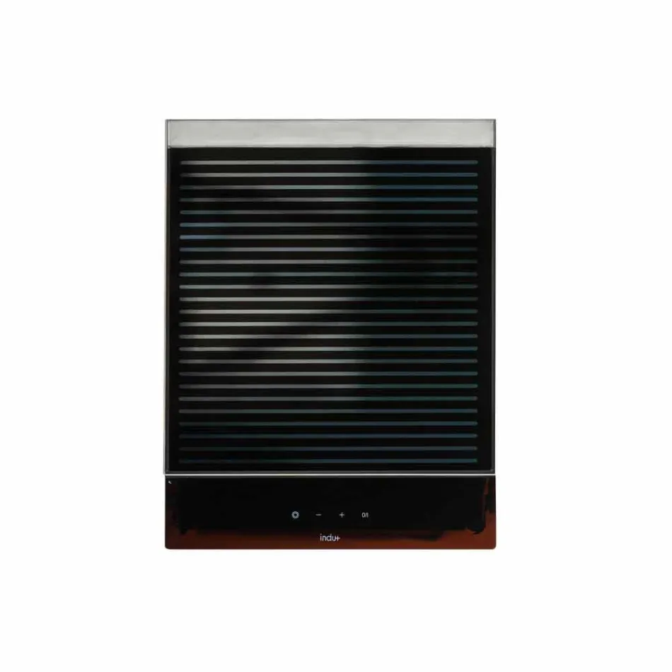 Moderne buiten tuin keuken op hout en stalen wielen - Buoncalliope Viadurini