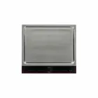 Moderne buiten tuin keuken op hout en stalen wielen - Buoncalliope Viadurini