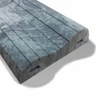 Double Wave Kussen in Memory Xform 11 cm hoog Made in Italy - Curly Viadurini